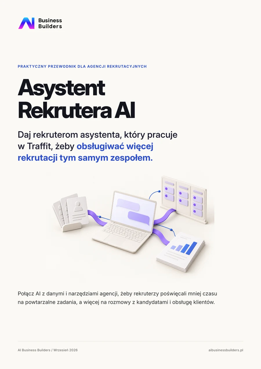 Okładka raportu Asystent Rekrutera AI.